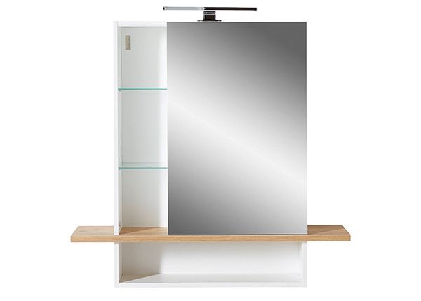 Зеркальный шкаф со светильником Novolino