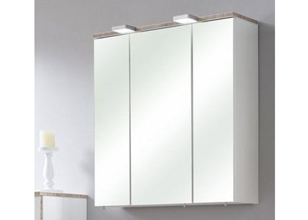 Зеркальный шкаф с LED-освещением 34, 65cm