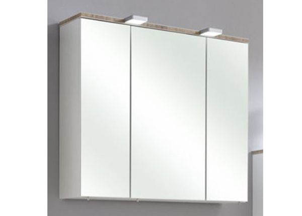 Зеркальный шкаф с LED-освещением 34, 80cm