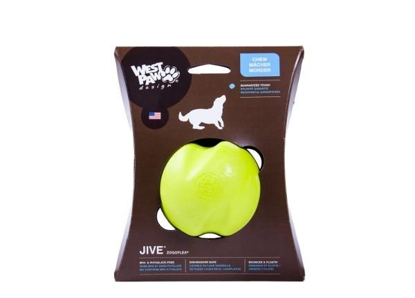 Игрушка для собак jive S 6,6 см зеленая