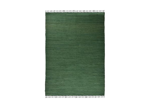 Ковер Happy Cotton Uni 70x140 см, темно-зеленый