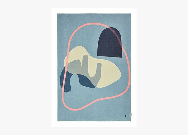 Ковер Tom Tailor Coloured Shapes, 160x230 см синий/ мульти