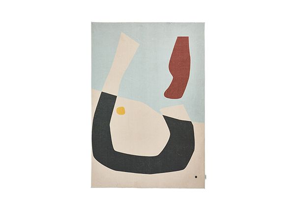 Ковер Tom Tailor Shapes, 160x230 см синий/ мульти