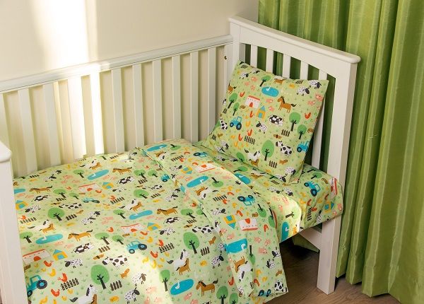 Комплект детского постельного белья Farm 110x145 см
