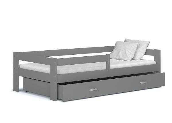 Комплект детской кровати 80x190 cm, серый