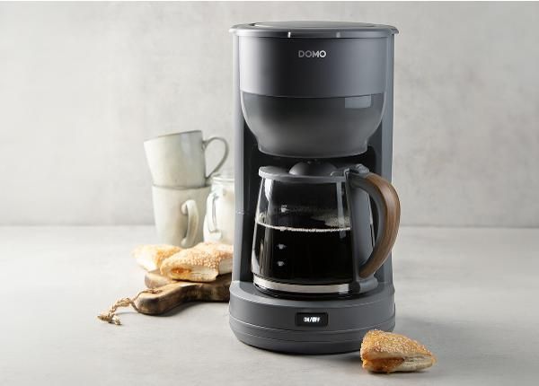 Кофеварка Domo 1.25L антрацит