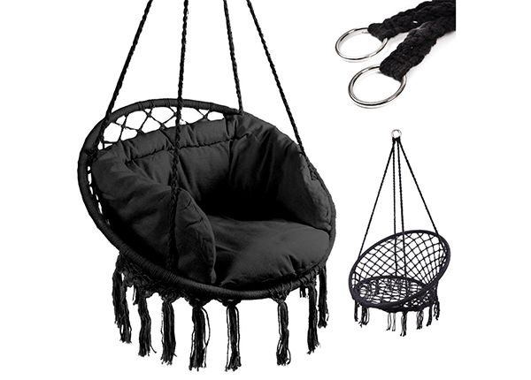 Кресло-гамак со спинкой и подушкой