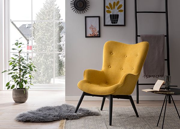 Кресло, жёлтый