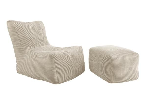 Кресло-мешок + пуфик Theba