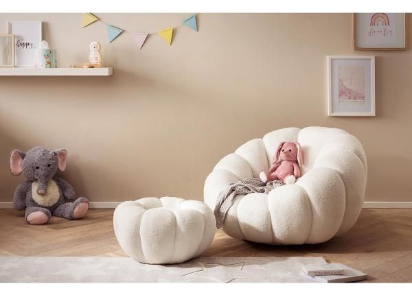 Кресло (вращающееся) с пуфиком Blossom