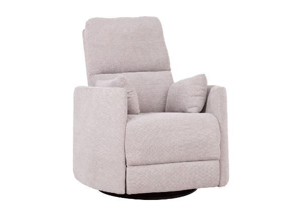 Кресло Stina с функцией качания и вращения, с ручным механизмом recliner