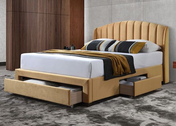 Кровать с ящиком для белья 160x200 cm