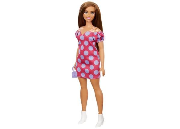 Кукла Barbie Fashionista в платье в горошек