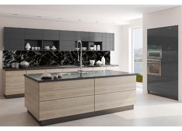 Кухонный фартук Black marble decorative design 260x60 см