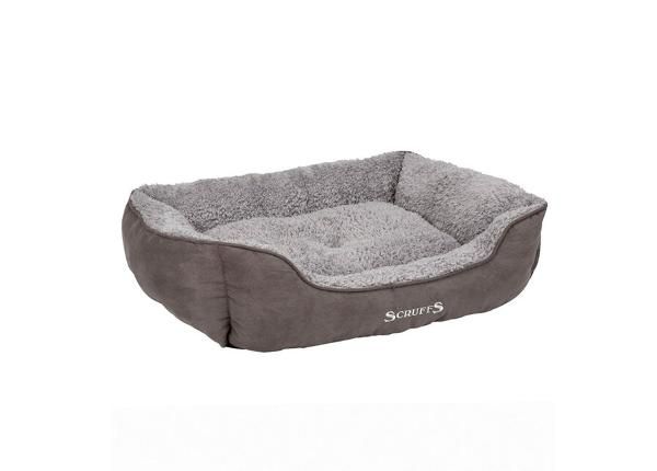 Лежанка для собак Cosy Box Bed 60x50 см серая