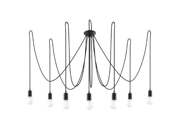 Люстра Edison 7, черная