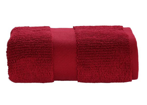 Махровое полотенце Frida, винно-красный 48x90 cm