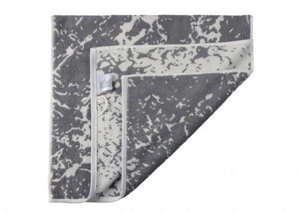 Махровое полотенце Marble, серый 48x90 cm