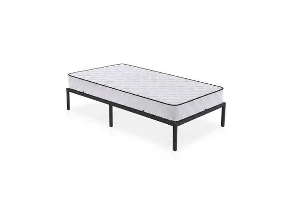 Металлическая кровать 100x200 см с матрасом