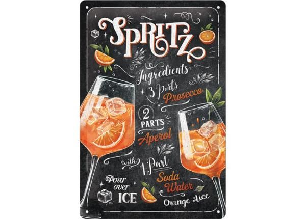 Металлический постер 20x30 см / Aperol Spritz
