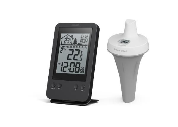 Метеостанция Sencor с беспроводным датчиком температуры воды в бассейне SWS6900