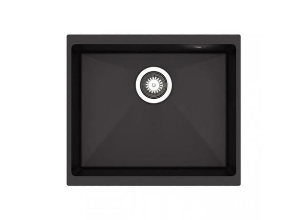 Мойка Pyramis Ithaka 50x40 см 1B UM Volcano, чёрная