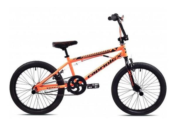 Молодежный трюковый велосипед BMX HT TOTEM 20", оранжевый