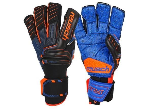 Мужские вратарские перчатки Reusch Attrakt G3 Fusion Goaliator 50 70 993 7083 размер: 9