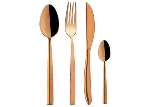 Набор столовых приборов, медь, 24 предмета