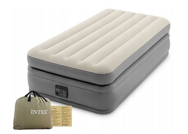 Надувная кровать Intex с электронасосом