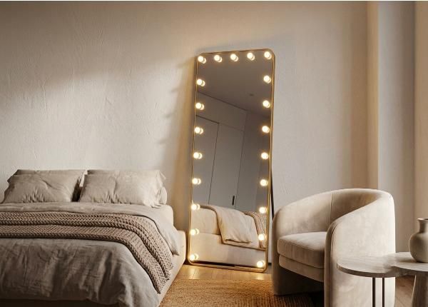 Напольное зеркало Hollywood LED 160 см
