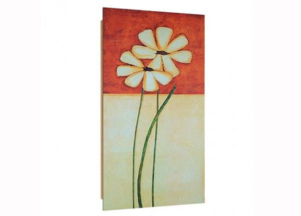 Настенная картина Painted daisies 3D 50x100 см
