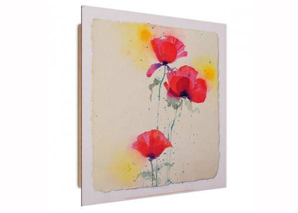 Настенная картина Poppies 1 3D 30x30 см