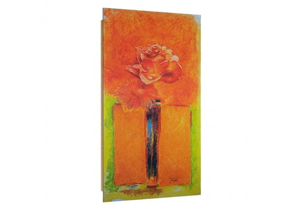 Настенная картина Rose in vase 3D 50x100 см