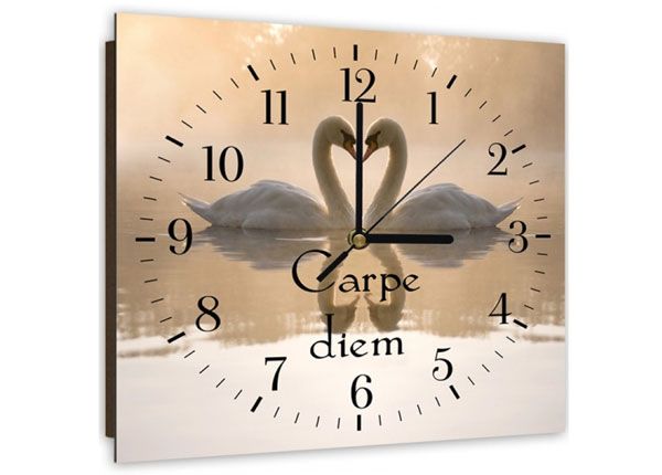 Настенные часы с изображением Carpe diem