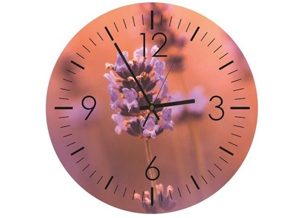 Настенные часы с изображением Lavender time