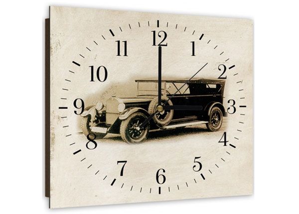 Настенные часы с изображением Old car