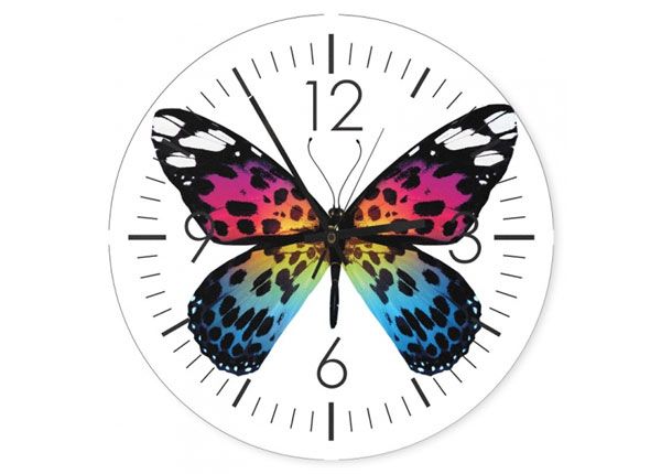 Настенные часы с картиной Butterfly
