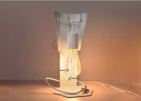 Настольная лампа Arby, белая