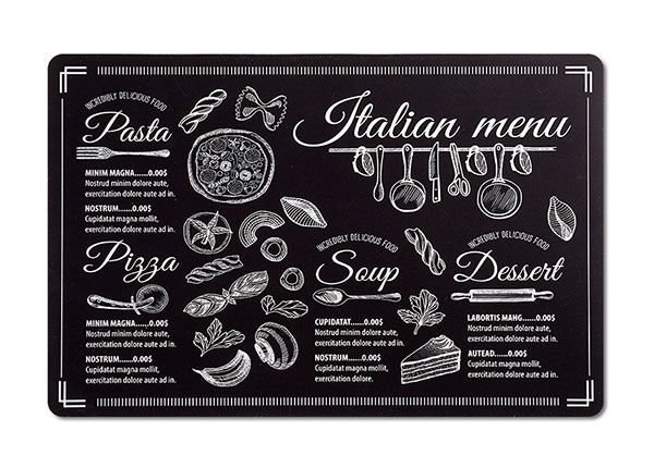 Настольный коврик Italian Menu