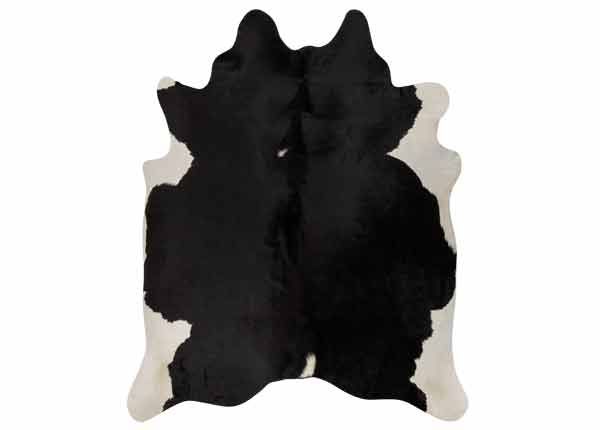 Натуральная говяжья шкура black-white mini ±160x170 cm
