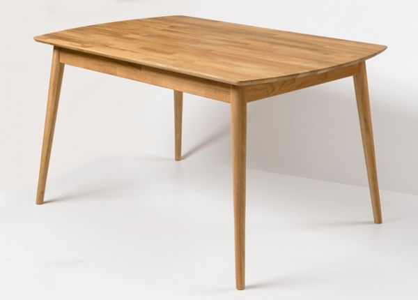 Обеденный стол из массива дуба Scan 140x90 cm