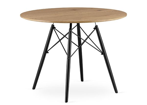 Обеденный стол Todi Ø100 cm, медовый дуб