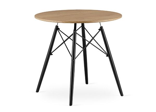Обеденный стол Todi Ø80 cm, медовый дуб