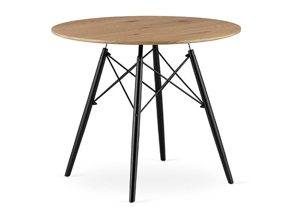 Обеденный стол Todi Ø90 cm, медовый дуб