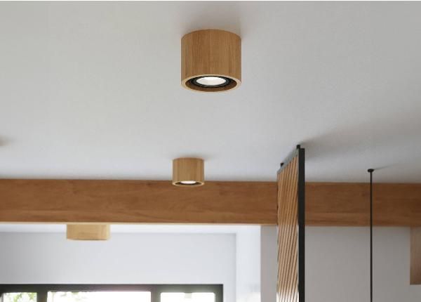 Плафон Basic 1, натуральное дерево