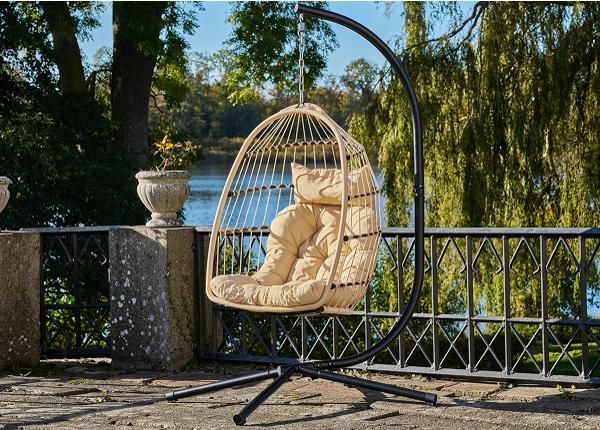 Подвесное кресло Patras с опорной ножкой