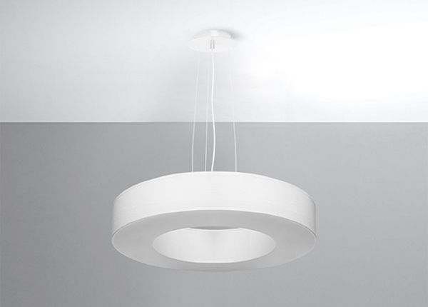 Подвесной светильник Saturno slim 50 cm, белый