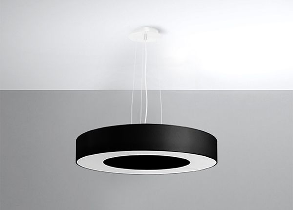 Подвесной светильник Saturno slim 50 cm, черный