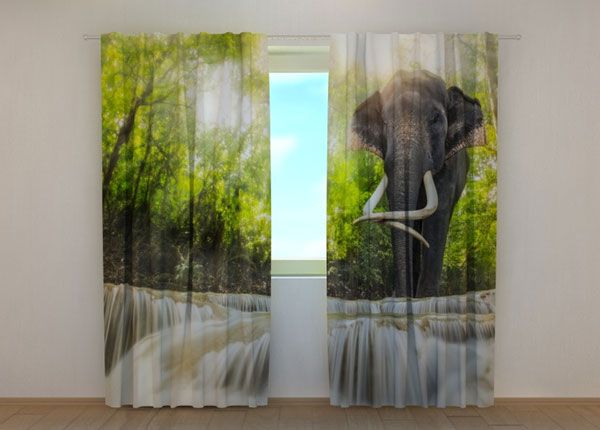 Полузатемняющая штора Big Elephant 240x220 см